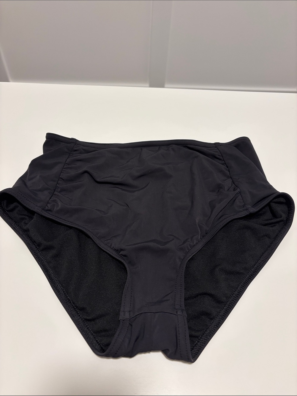 Gap Body High-Waist Black Swim Bottoms